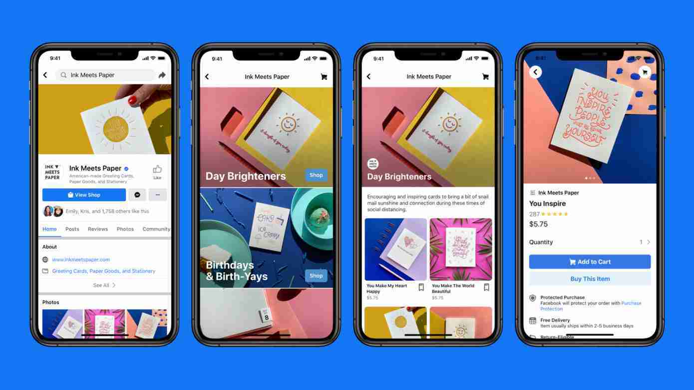 Facebook e Instagram lanzan sus tiendas